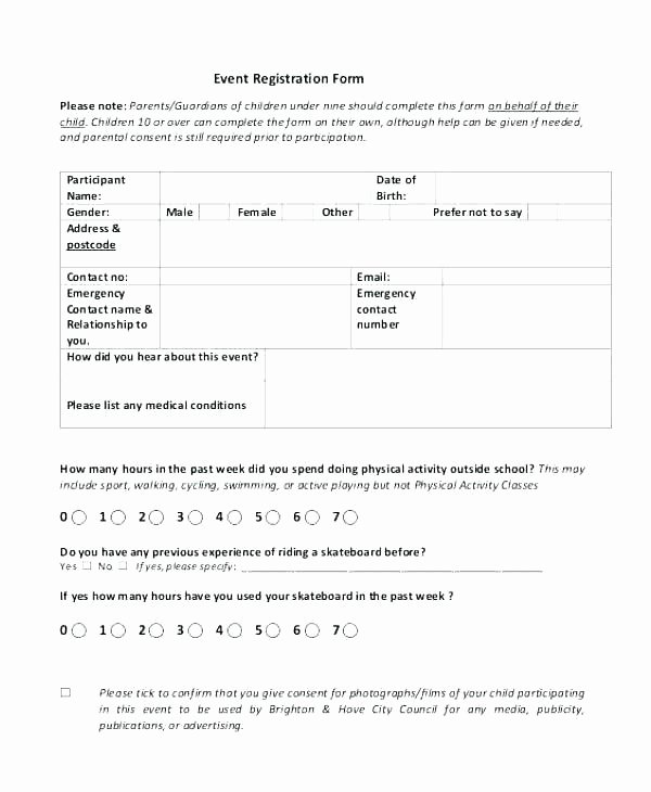 Free Sports Registration form Template Lovely soccer Roster Template for Excel Example Sports Team