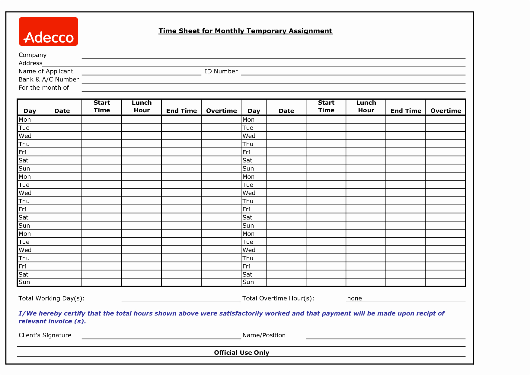 Free Time Sheet Template Lovely Time Sheet Templates Bamboodownunder