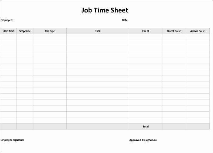 Free Time Sheet Template Luxury 60 Sample Timesheet Templates Pdf Doc Excel