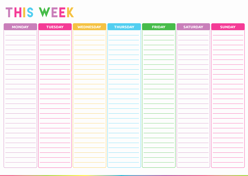 Free to Do List Template Fresh Free Printable Weekly to Do List