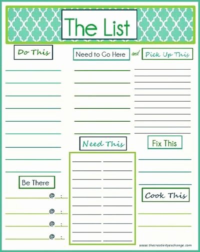 Free to Do List Template New 7 Best Of Daily Printable Weekly to Do List Free