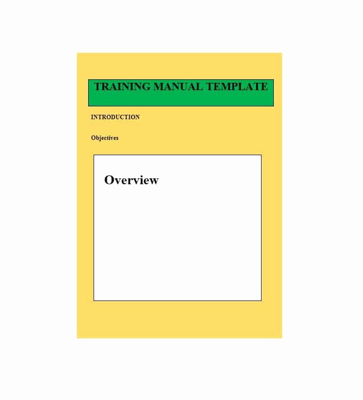 Free Training Manual Template Fresh Training Manual 40 Free Templates &amp; Examples In Ms Word