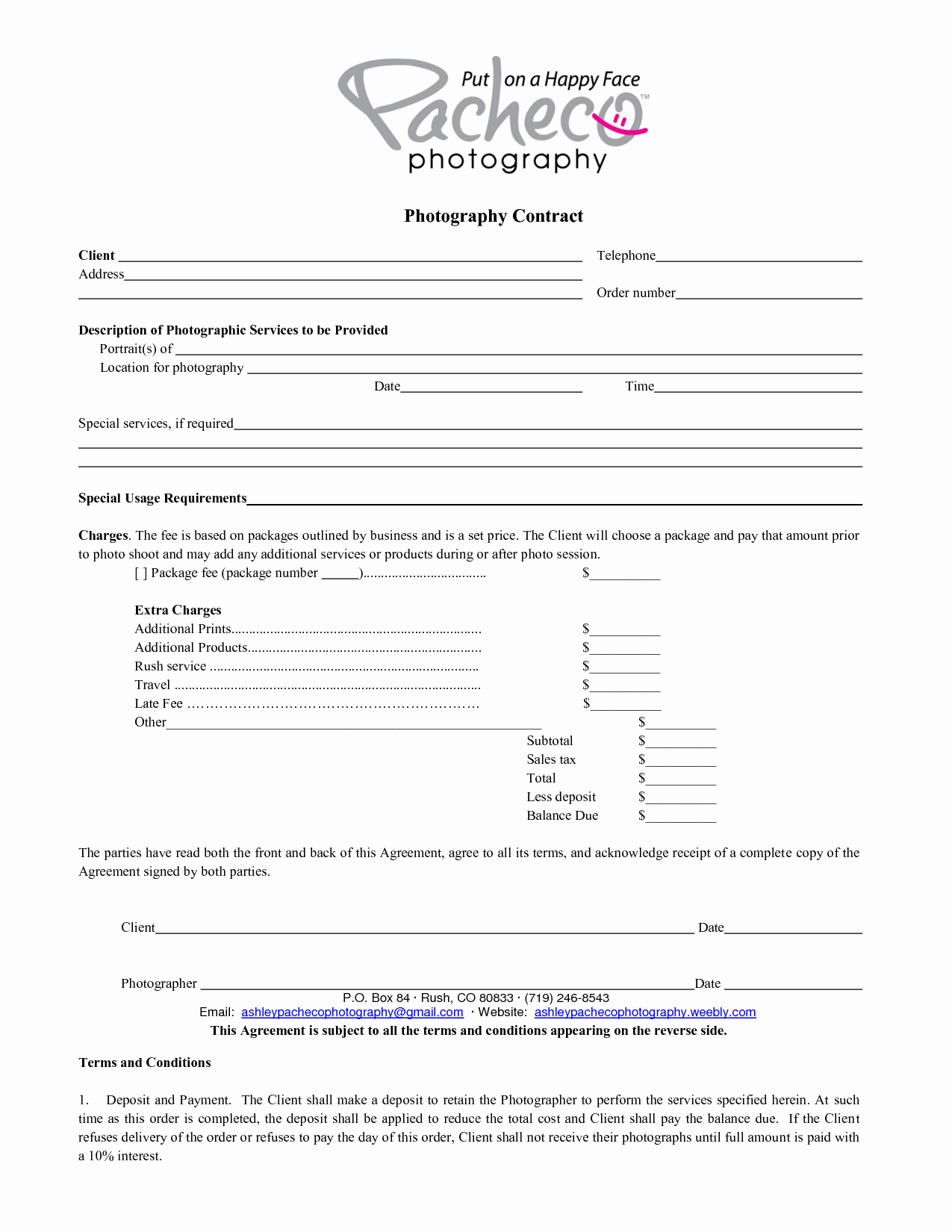 Free Wedding Photography Contract Template Fresh Graphy Contract Template Beepmunk
