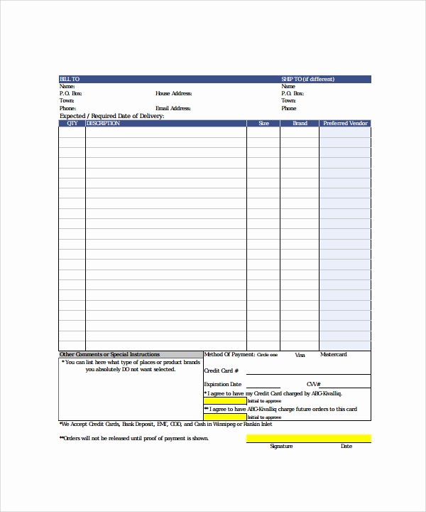 Free Work order Template New order form Template 23 Download Free Documents In Pdf