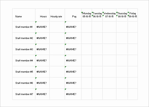 Free Work Schedule Template Luxury Work Schedule Templates – 9 Free Word Excel Pdf format