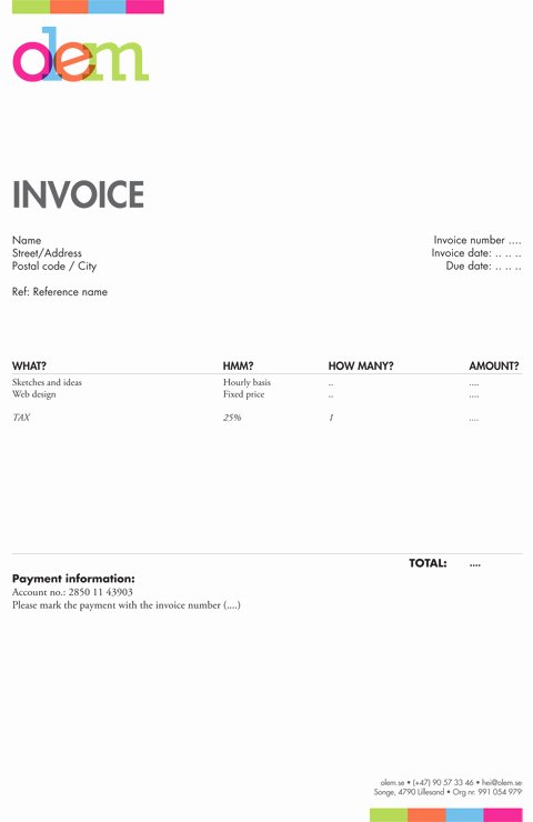 Freelance Design Invoice Template New Invoice Like A Pro Design Examples and Best Practices