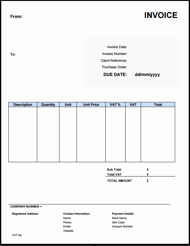 Freelance Writer Invoice Template Best Of Free Invoice Template Uk Use Line or Download Excel &amp; Word