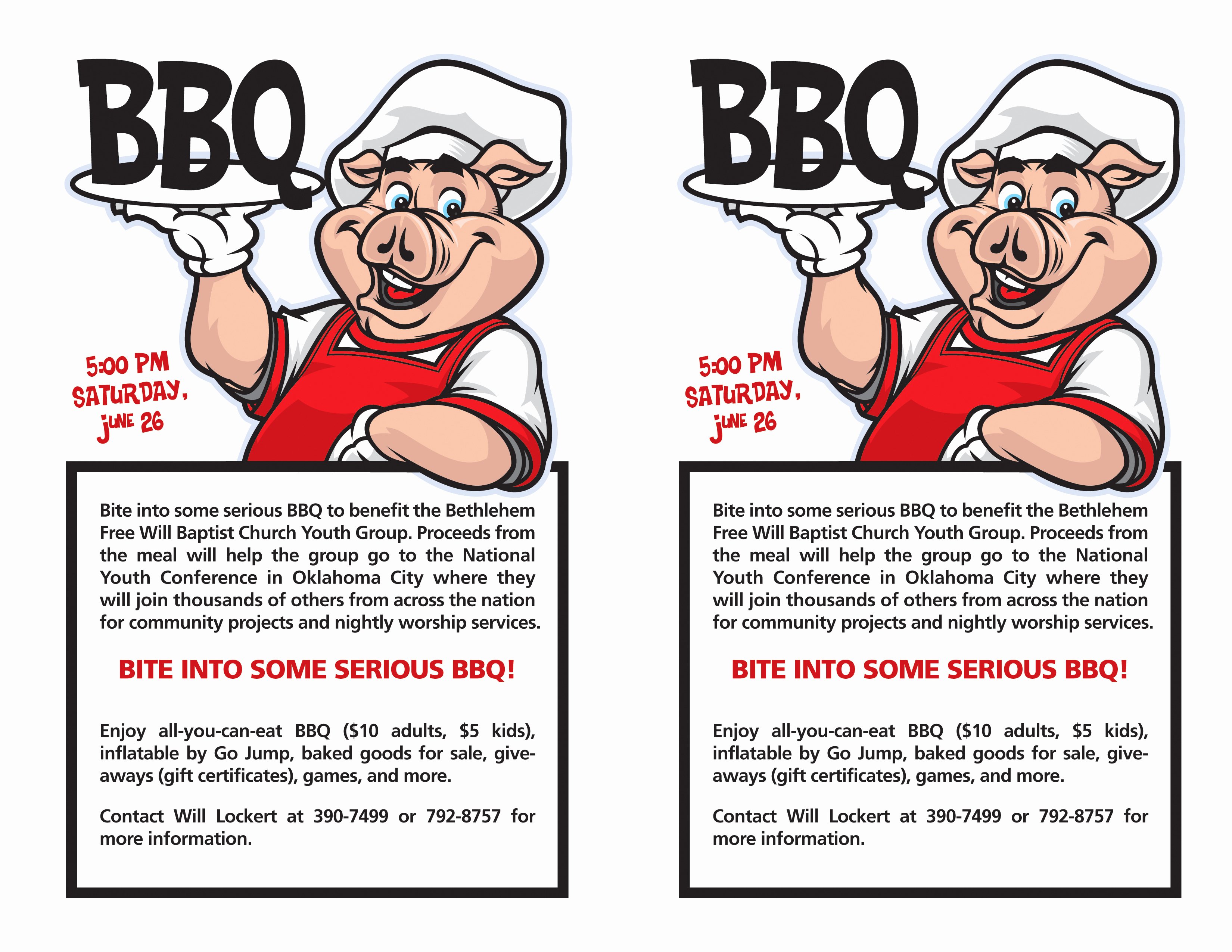 Fundraiser Flyer Template Free Lovely 9 Best Of Cookout Templates for Word Free