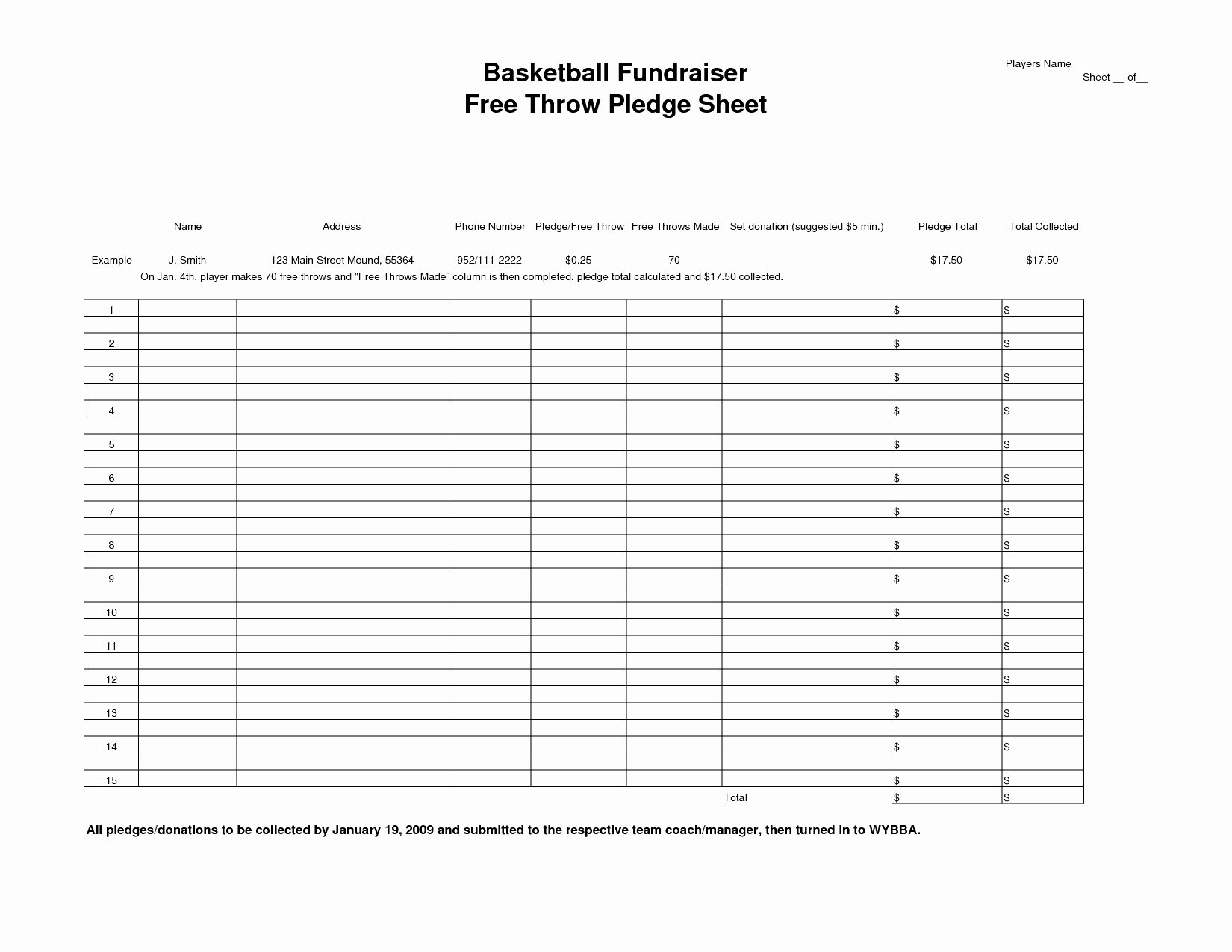 Fundraiser form Template Free New Fundraiser form Template Free – Versatolelive