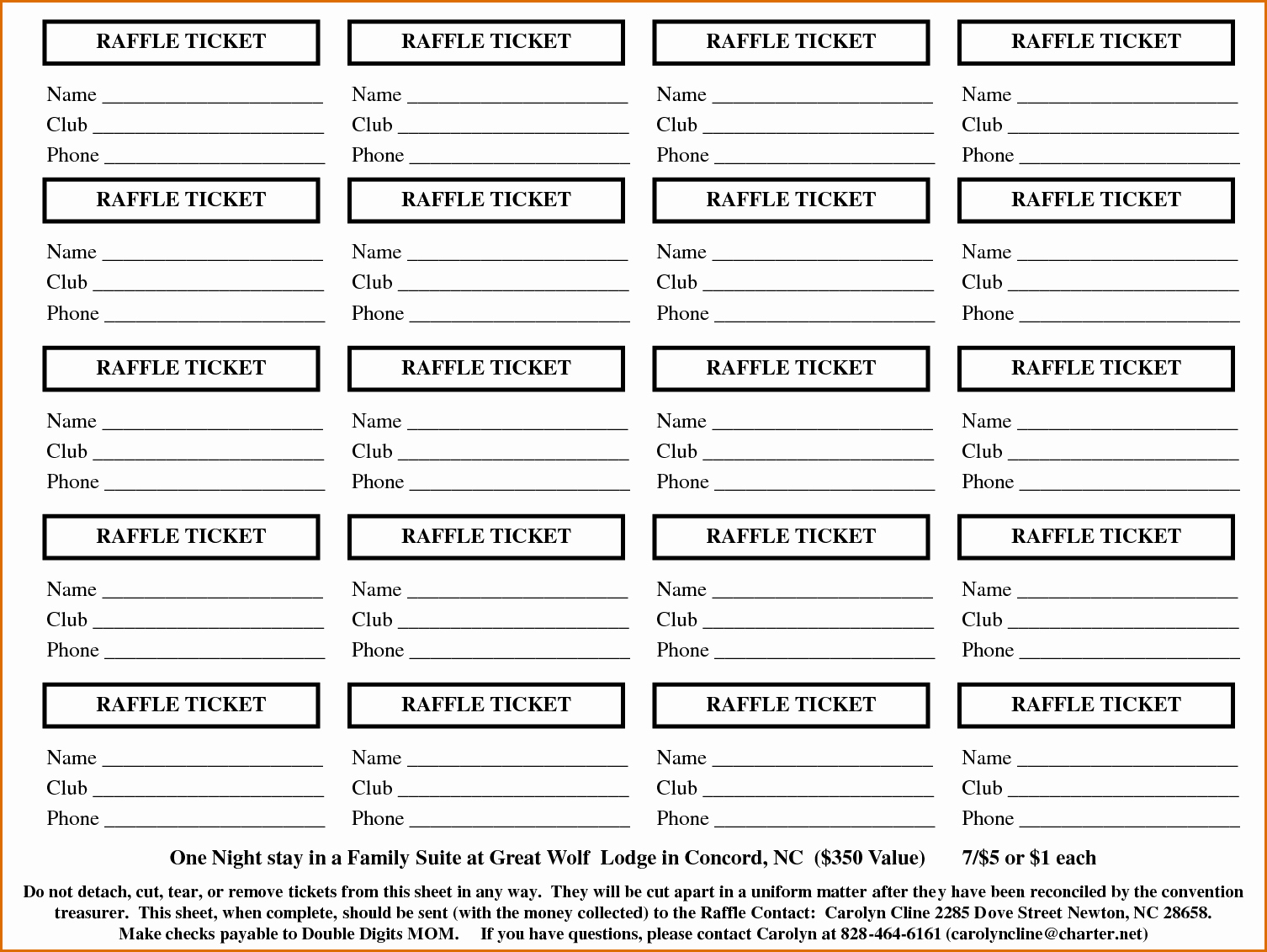 Fundraiser Ticket Template Free Inspirational 11 Free Printable Raffle Ticket Template