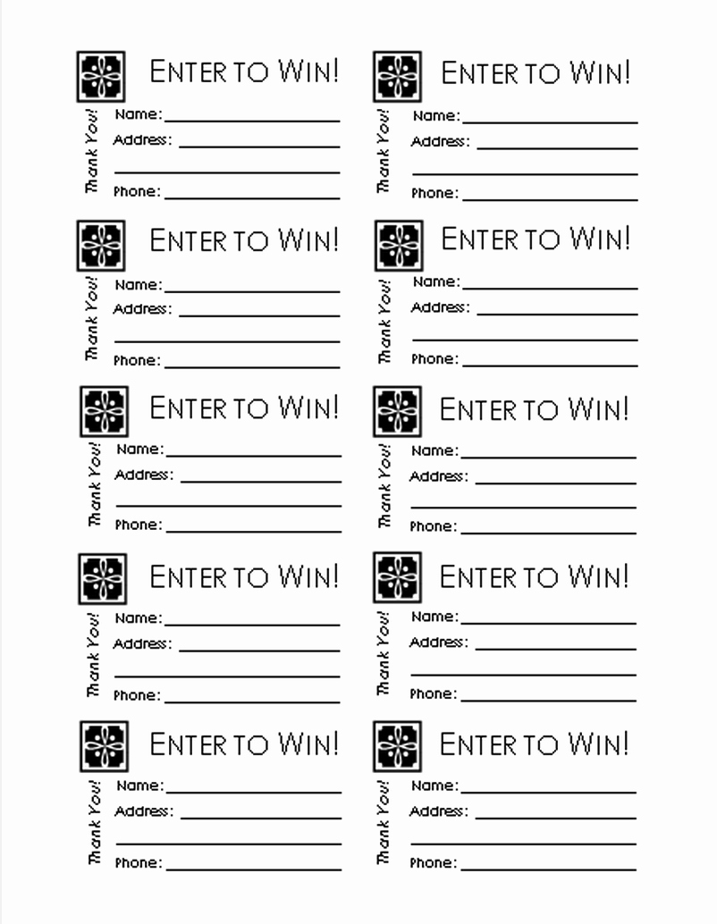 Fundraiser Ticket Template Free Lovely Download Printable Raffle Ticket Templates