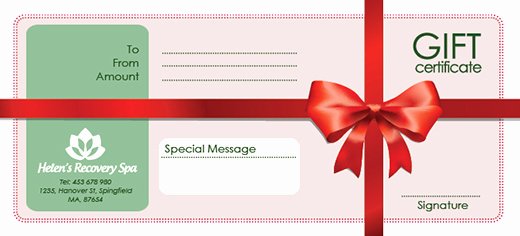 Gift Card Template Psd Beautiful Free Holiday Gift Certificate Templates In Psd and Ai On