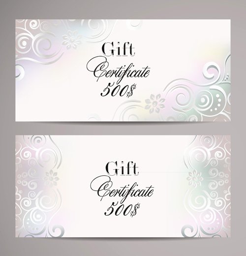 Gift Card Template Psd Best Of ornate T Certificates Template Vectors Free Vector In