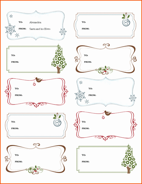 Gift Tag Template Microsoft Word Best Of 6 Microsoft Word Christmas Templates Bookletemplate