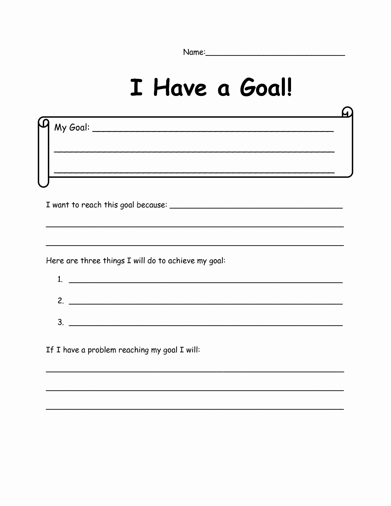 Goal Setting Worksheet Template Fresh 19 Best Of Cigna Personal Goal Setting Worksheet