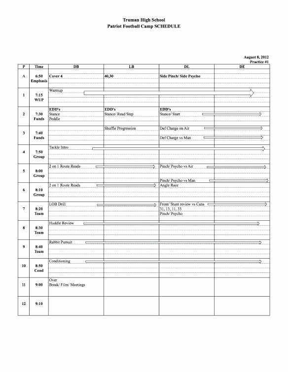 Golf Practice Schedule Template Best Of soccer Practice Schedule Template Baseball