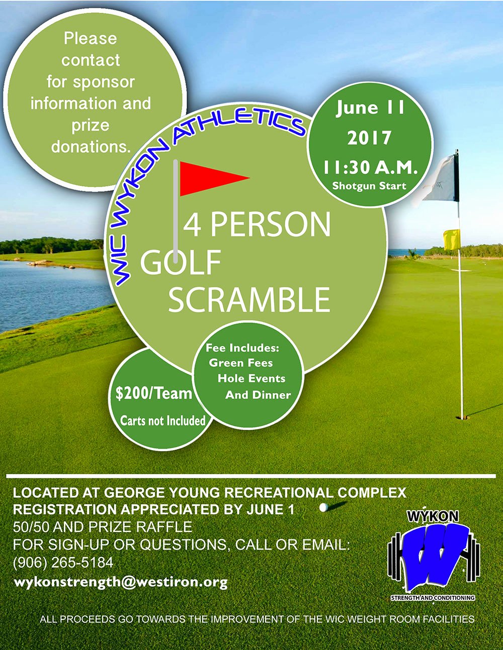 Golf Scramble Flyer Template