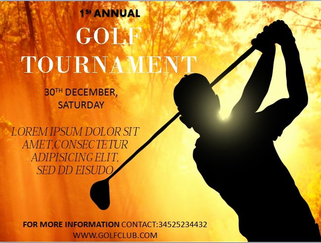 Golf tournament Flyers Template Awesome 15 Free Golf tournament Flyer Templates Fundraiser