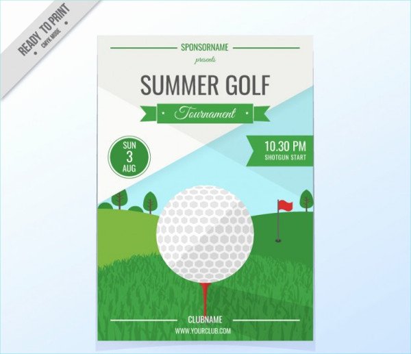 Golf tournament Flyers Template Beautiful 29 event Poster Designs &amp; Examples Psd Ai Eps Vector