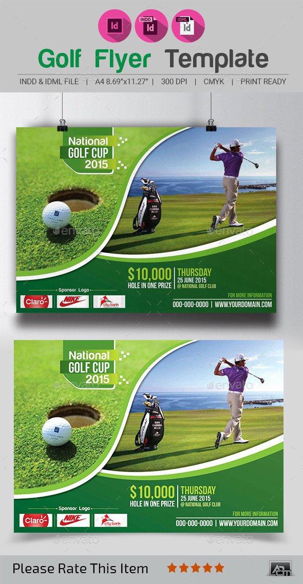 Golf tournament Flyers Template Fresh Golf Flyer Template by Aam360