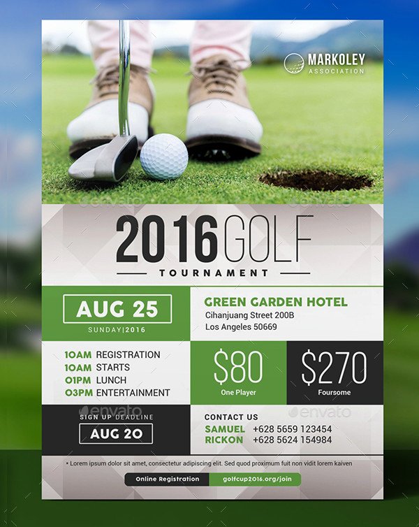 Golf tournament Flyers Template Lovely 27 Golf tournament Flyer Templates Free &amp; Premium Download