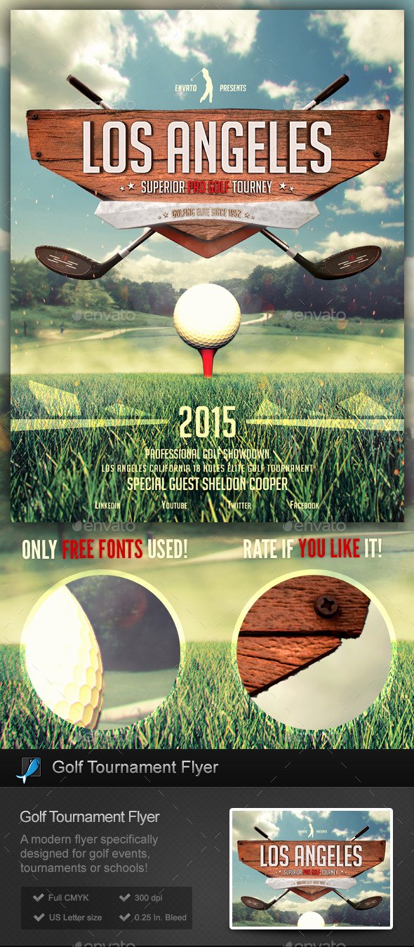 Golf tournament Flyers Template Lovely Golf tournament School Flyer Template by Stormdesigns