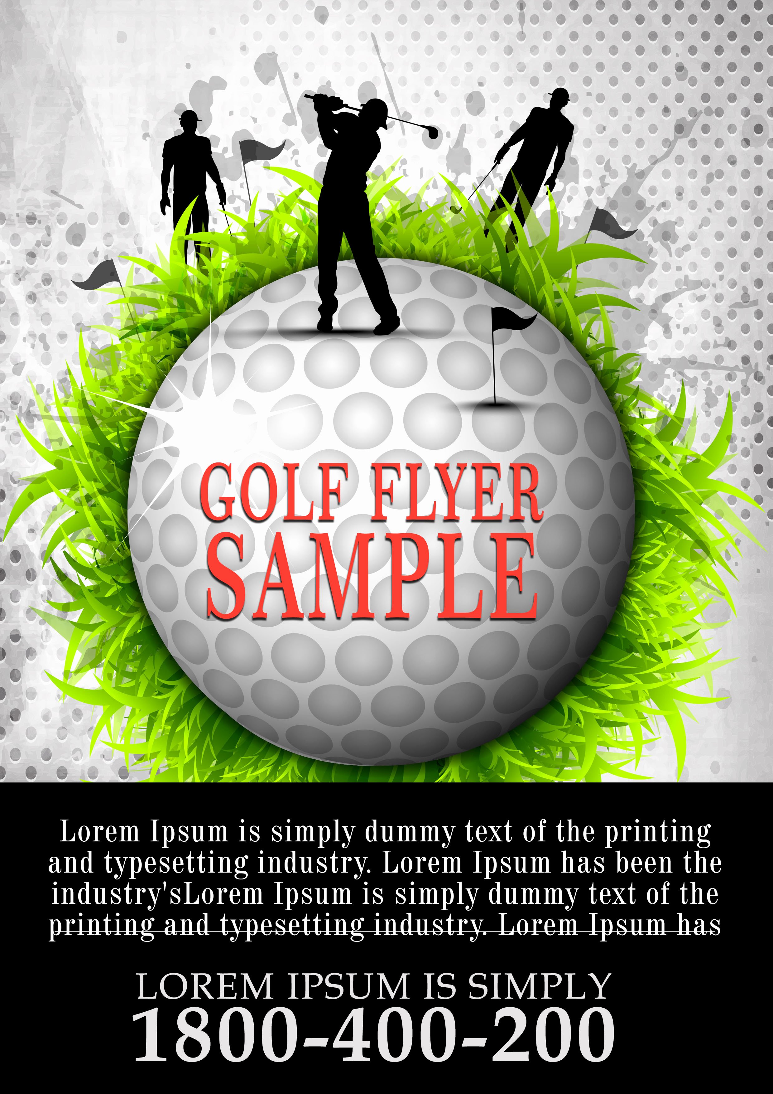 Golf tournament Flyers Template Unique 15 Free Golf tournament Flyer Templates Fundraiser