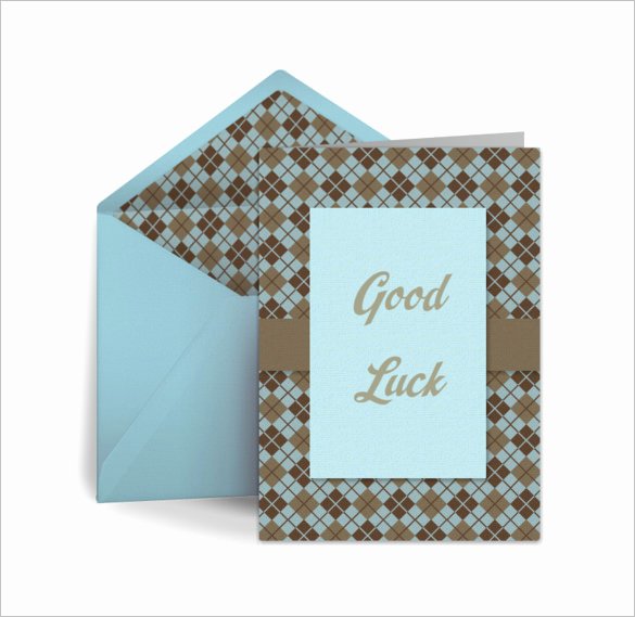 Good Luck Card Template Luxury 18 Good Luck Card Templates Psd Ai Eps