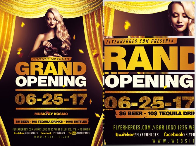 Grand Opening Flyer Template Awesome Grand Opening Flyer Template Flyerheroes