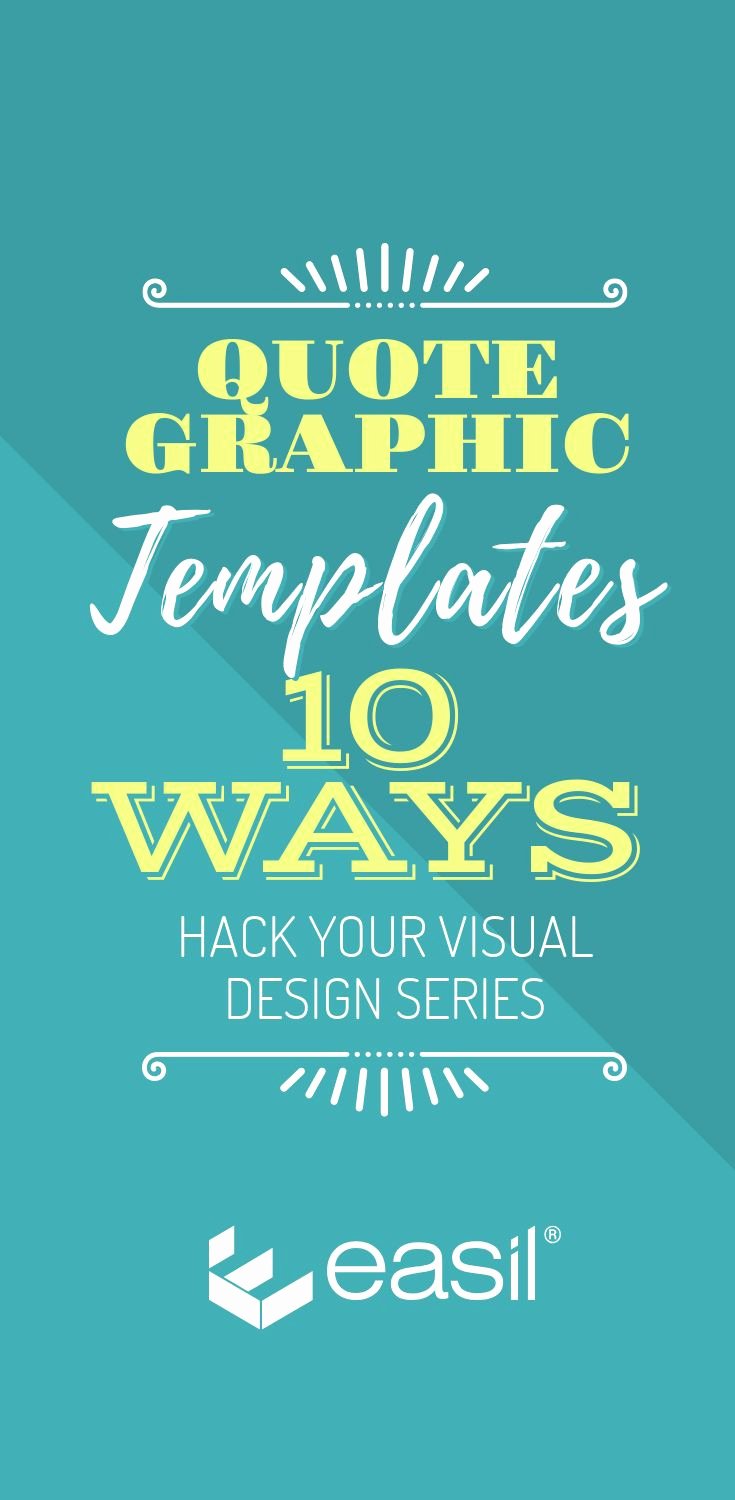 Graphic Design Quote Template Beautiful Quote Graphic Templates 10 Ways Hack Your Visual Design