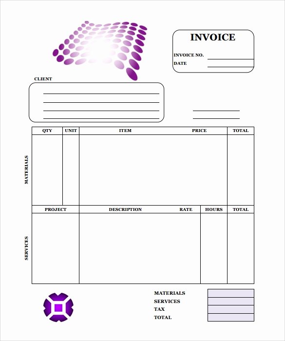 Graphic Designer Invoice Template Beautiful Graphic Design Invoice Template 7 Download Free