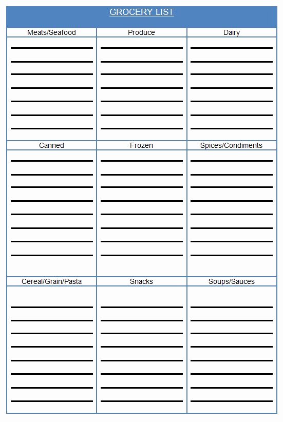 Grocery List Template Word Beautiful Free themes Store Grocery List Free Microsoft Word