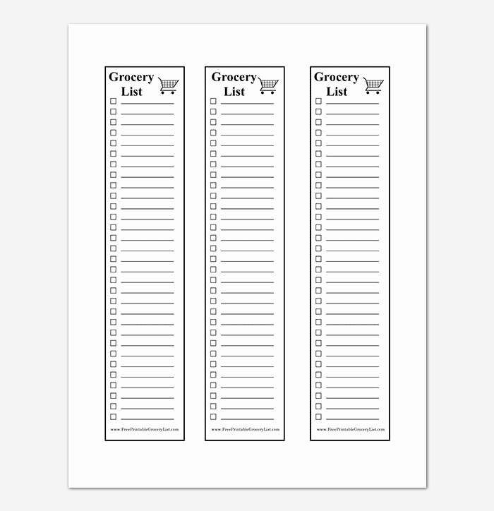 Grocery List Template Word Inspirational Shopping List Template 11 Checklists for Word Excel Pdf