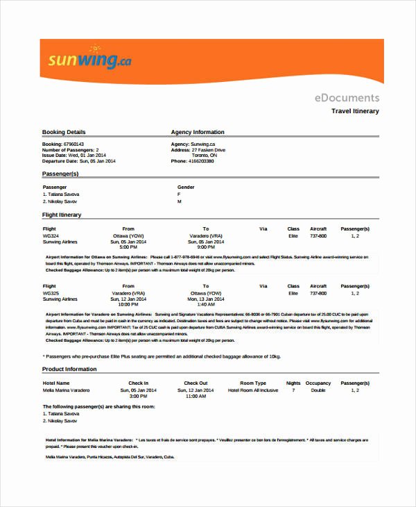 Group Travel Itinerary Template Best Of 9 Travel Itinerary Templates Free Word Pdf format
