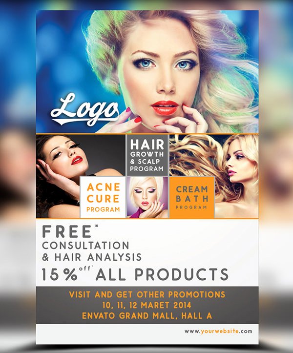 Hair Flyers Free Template Best Of 66 Beauty Salon Flyer Templates Free Psd Eps Ai