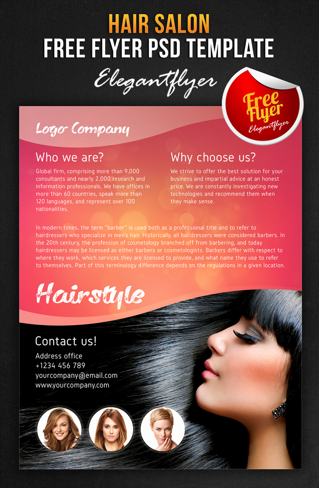 Hair Flyers Free Template Elegant Free Salon Flyer Templates Yourweek 3195aeeca25e