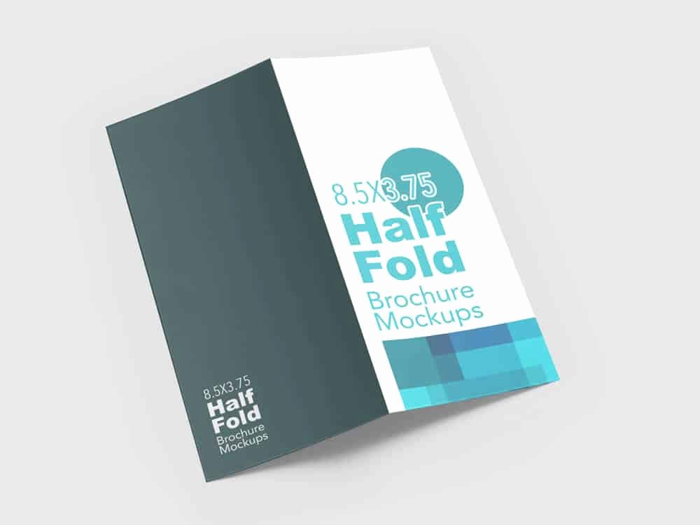 Half Fold Brochure Template Free Inspirational Half Fold Vertical Brochure Mockups On Vectogravic Design