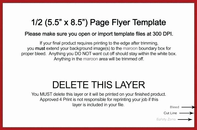 Half Sheet Flyer Template Beautiful Take One Flyer Template – Arabnormafo