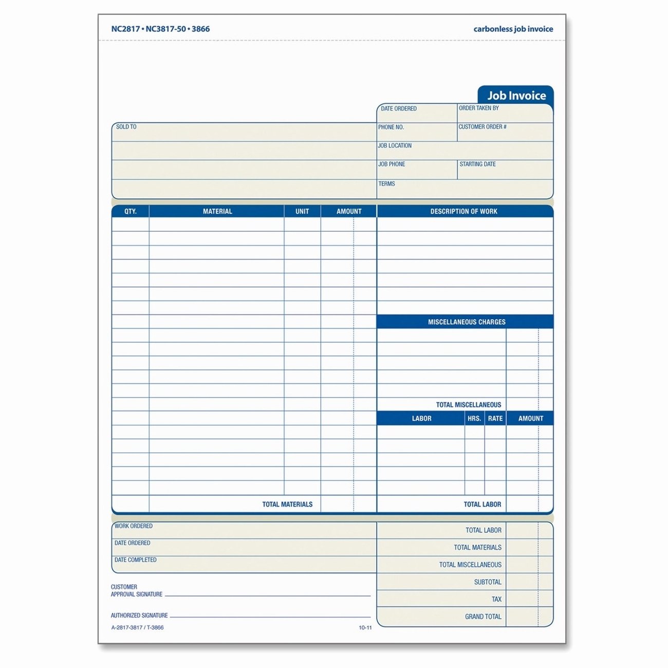 Handyman Work order Template Awesome Handyman Invoice forms Invoice Template Ideas