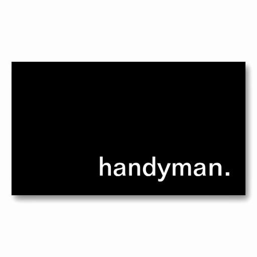 Handyman Work order Template New 7 Best Handyman Cards Images On Pinterest