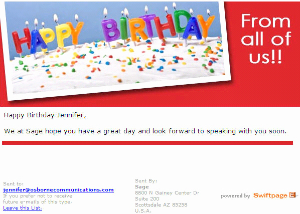 Happy Birthday Email Template Best Of Happy Birthday Email Template to Pin On Pinterest