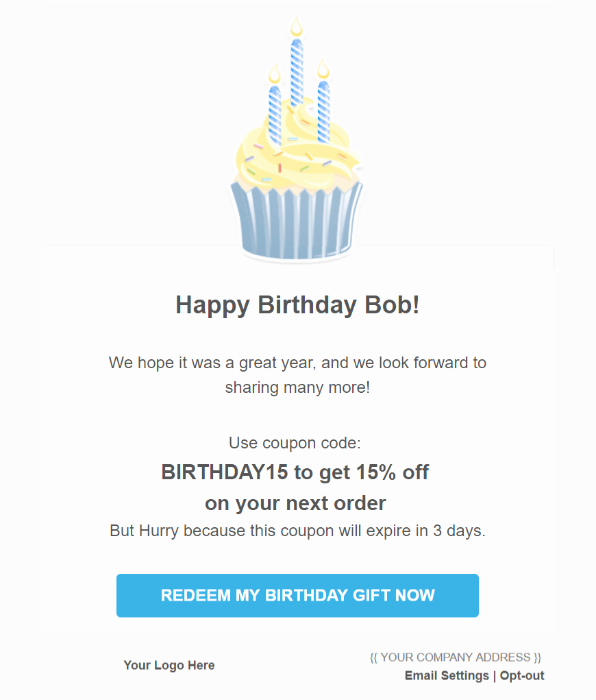 Happy Birthday Email Template Elegant 35 Free High Converting E Merce Email Templates for Your