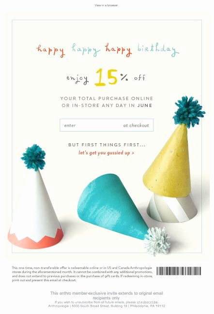 Happy Birthday Email Template Unique Best 25 Birthday Email Ideas On Pinterest