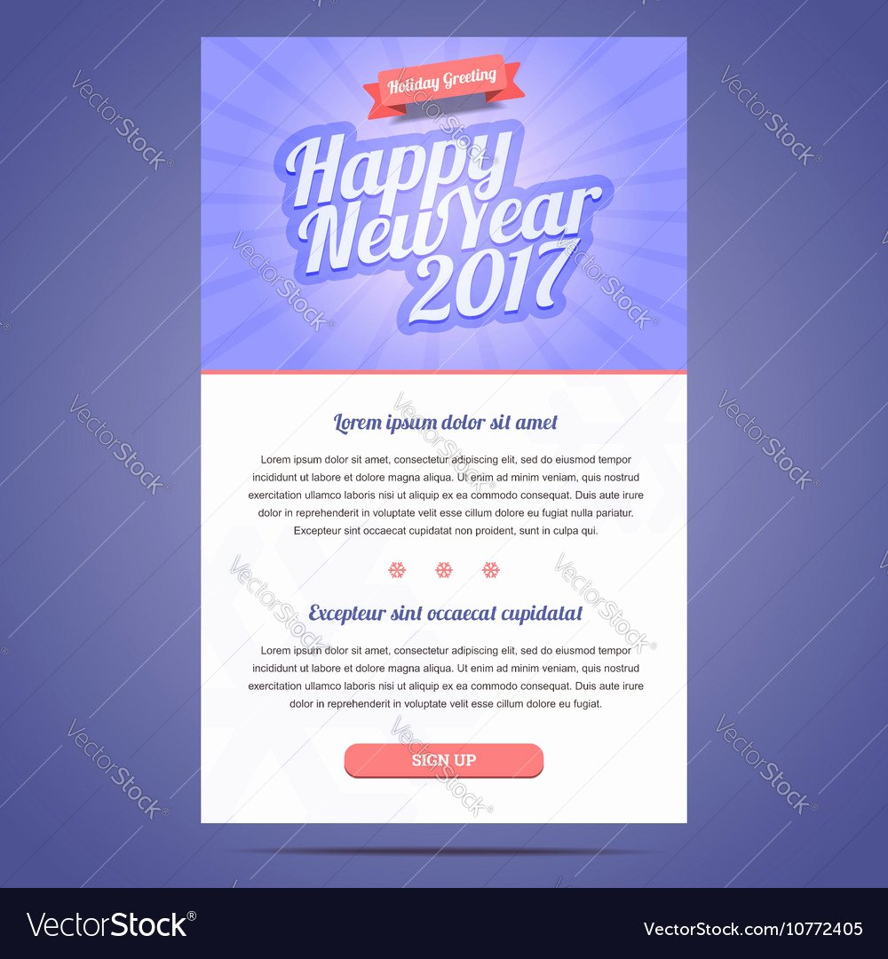 Happy New Year Email Template Luxury Happy New Year Email Template – Merry Christmas &amp; Happy