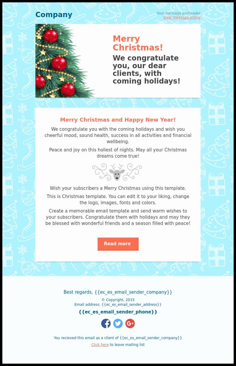 Happy New Years Email Template Inspirational Happy New Year Email Template – Merry Christmas &amp; Happy