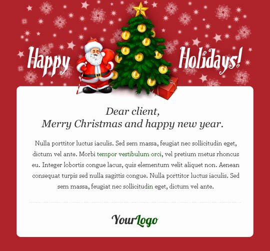 Holiday E Mail Template Best Of 17 Beautifully Designed Christmas Email Templates for