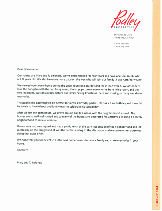 Home Buying Offer Letter Template Beautiful Hey Home Shoppers Here are Sample Cover Letters to Win A