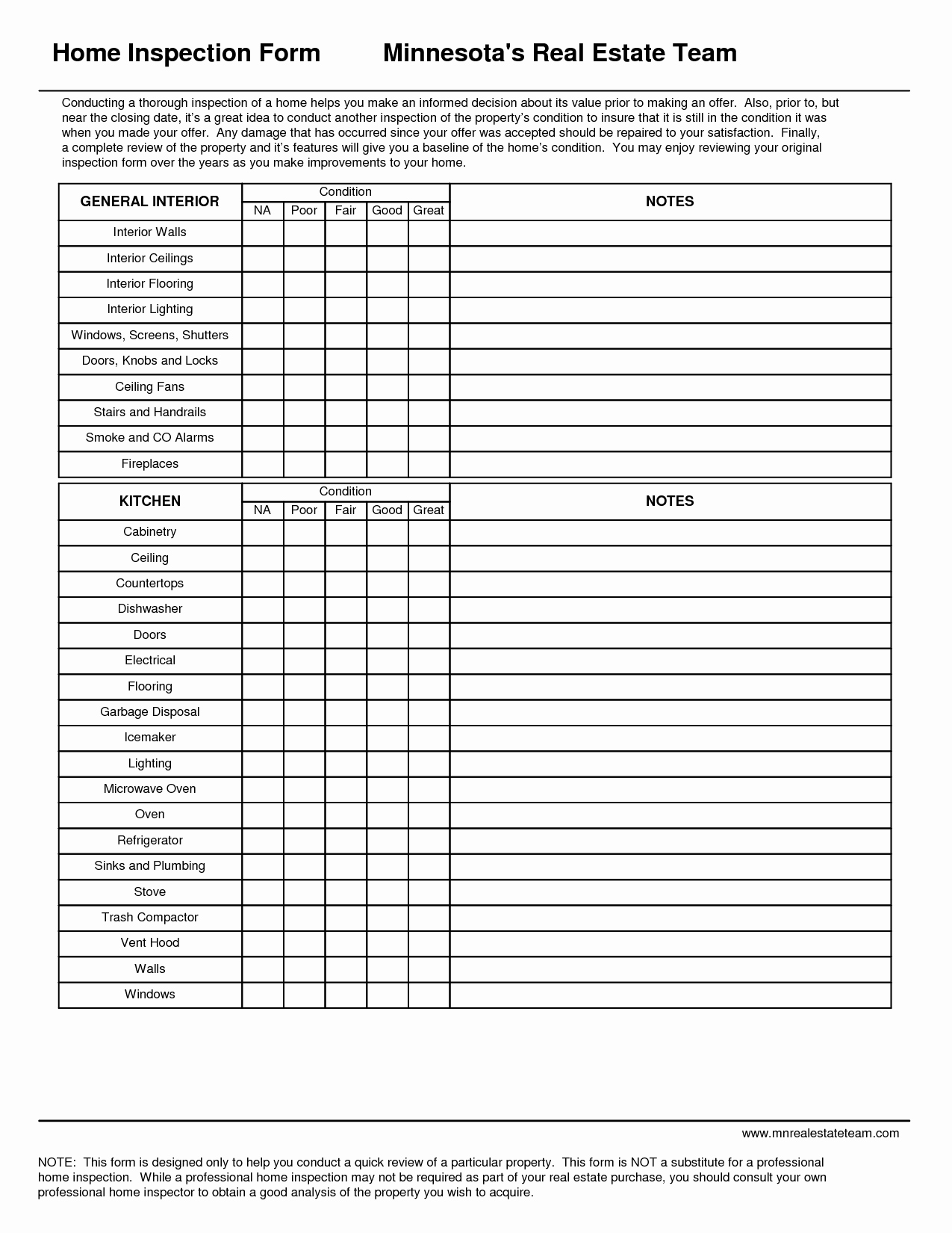 Home Inspection Checklist Template Fresh 28 Of Home Inspection Spreadsheet Template