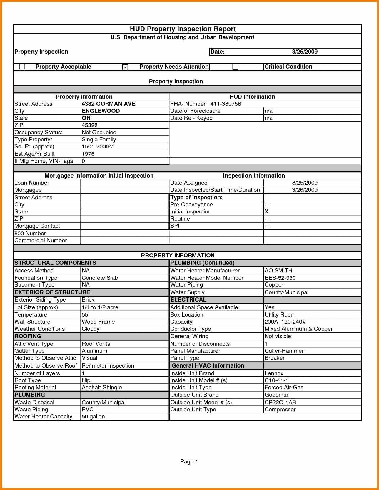Home Inspection Report Template Pdf Lovely Awesome Printable Home Inspection Checklist
