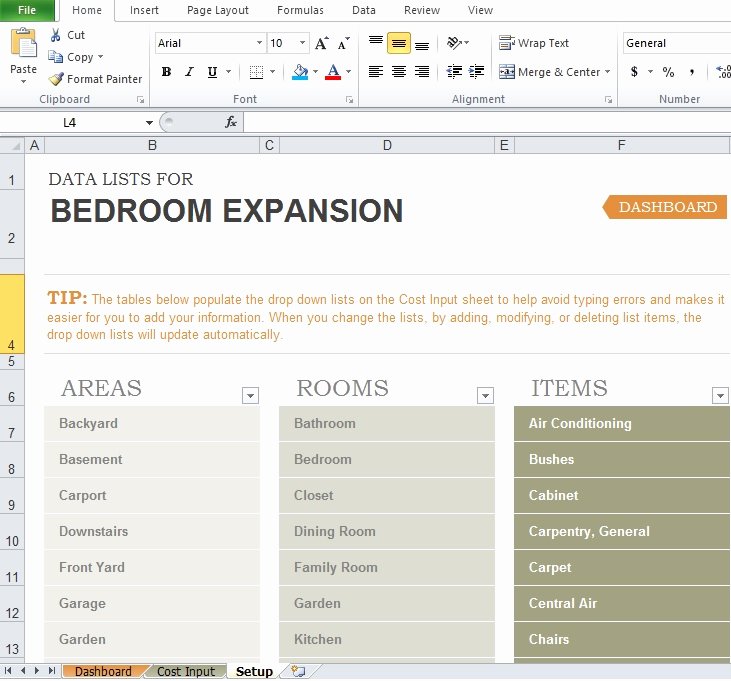 Home Remodel Budget Template Elegant Free Home Renovation Bud Template Excel Tmp